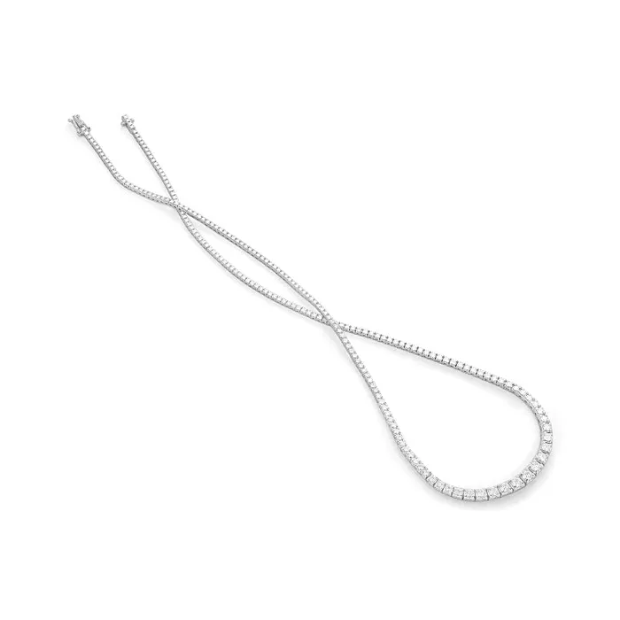Necklaces White Gold All The Way Graduated 465cts Diamond 1800 Tennis Necklace RACHEL LYNN CHICAGO Necklaces White Gold All The Way Graduated 465cts Diamond 1800 Tennis Necklace RACHEL LYNN CHICAGO