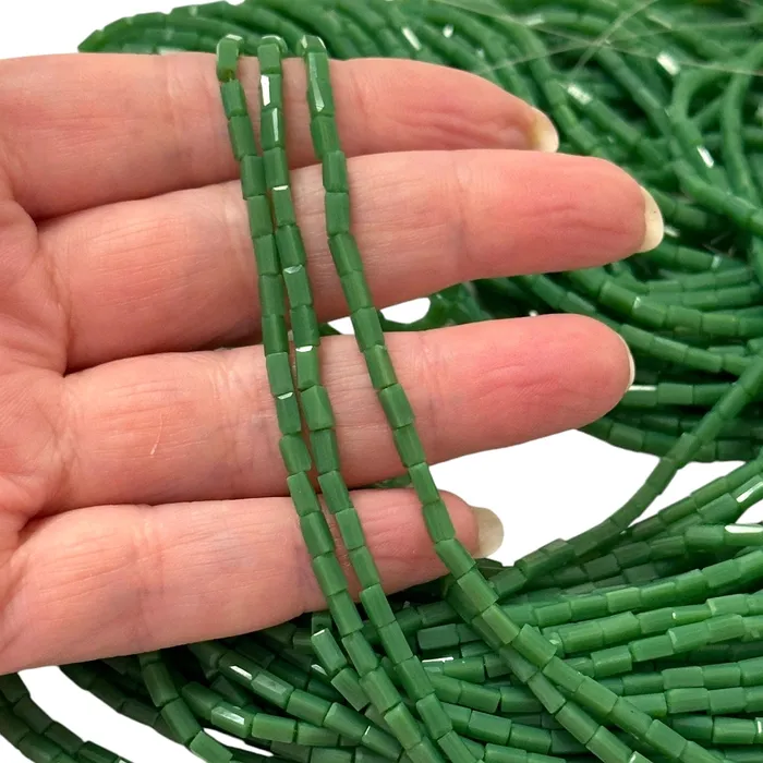 New Crystal Faceted Cuboid Beads45x25x25mm 95 pcs Peppy Beads Earrings