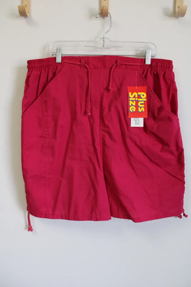 NEW The Classics By Lauren Brooke Vintage Pink Shorts 20W Lauren Brooke Earrings