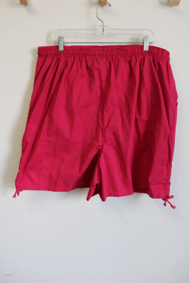 NEW The Classics By Lauren Brooke Vintage Pink Shorts 20W Lauren Brooke Earrings