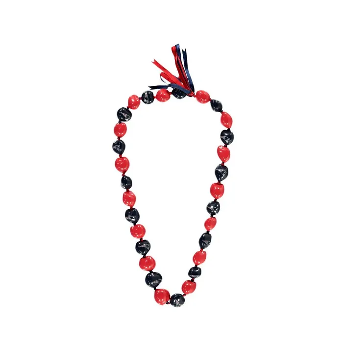 NFL New England Patriot Kukui Nut Lei STYLEPASIFIKA Earrings
