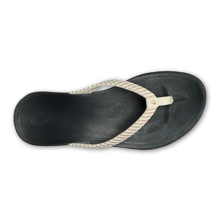 OluKai Hoopio Womens Sandals BoneStripe OLUKAI Earrings