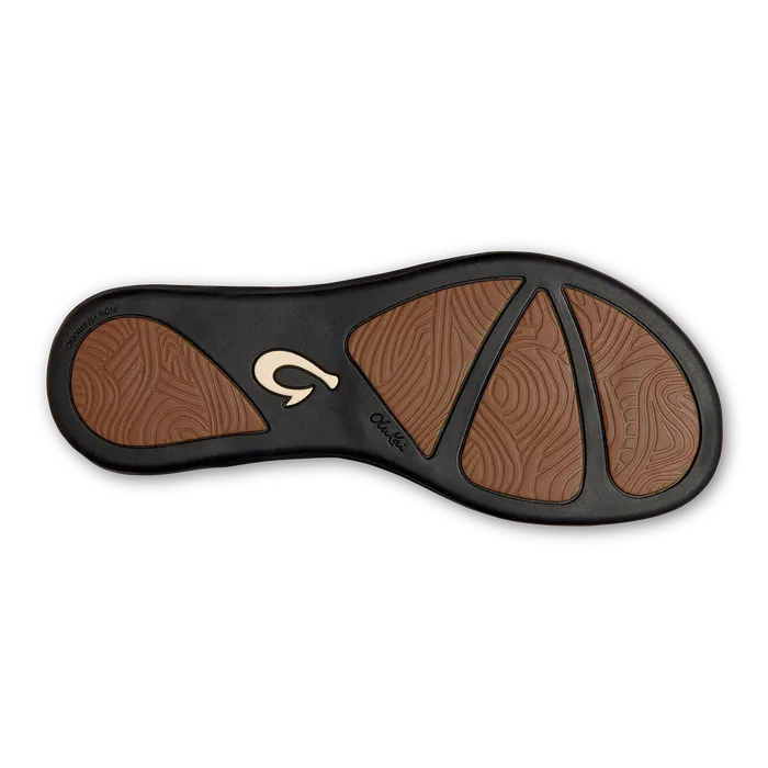 OluKai Hoopio Womens Sandals BoneStripe OLUKAI Earrings