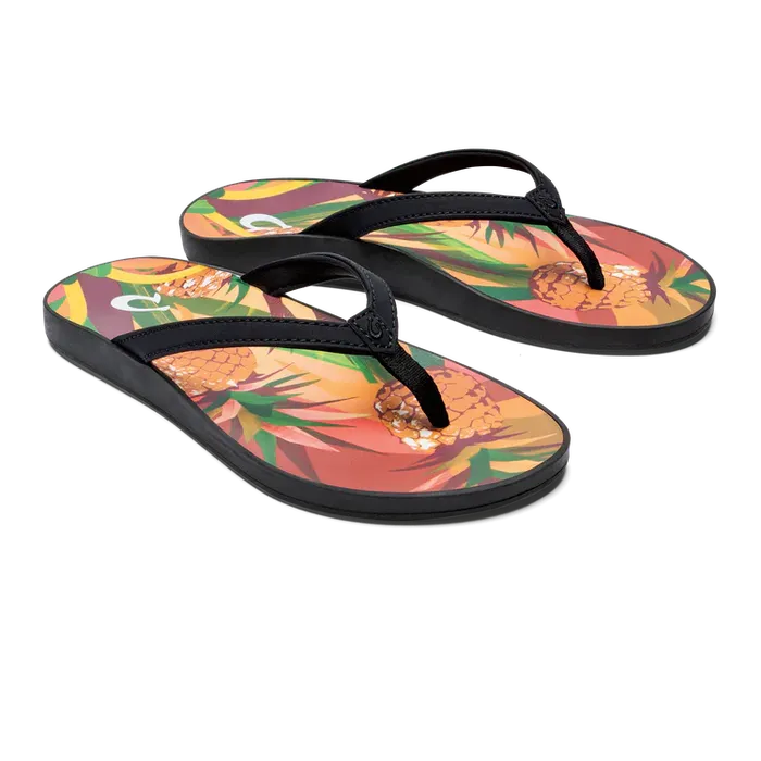 OLUKAI OluKai Puawe Womens BlackPineapple Rings