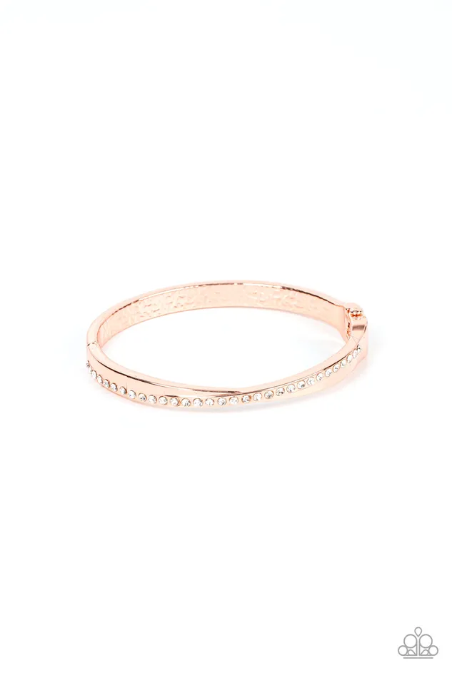 Palace Penthouse Copper Paparazzi Accessories Earrings