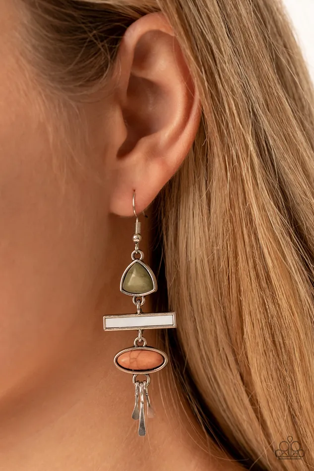 Paparazzi Accessories Earrings Adventurously Artisan Multi
