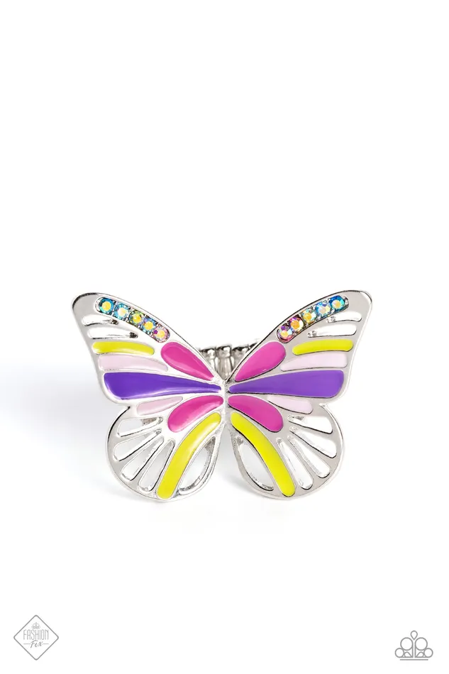 Paparazzi Accessories Earrings Do the FLIGHT Thing Multi