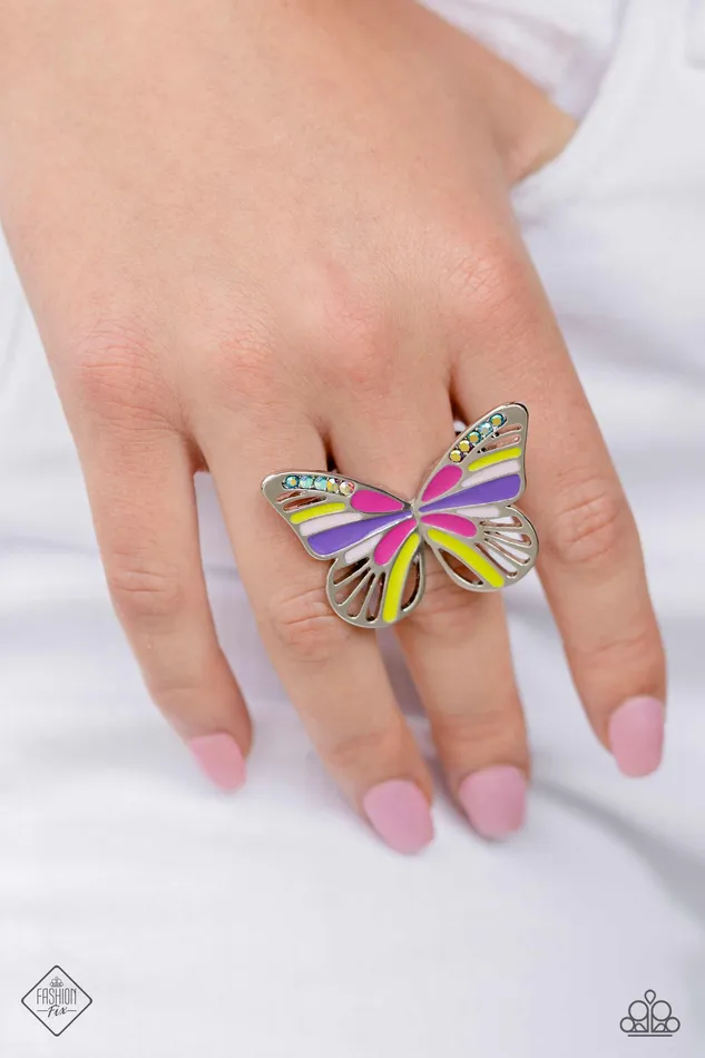 Paparazzi Accessories Earrings Do the FLIGHT Thing Multi