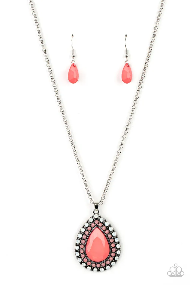 Paparazzi Accessories Earrings DROPLET Like Its Hot Multi
