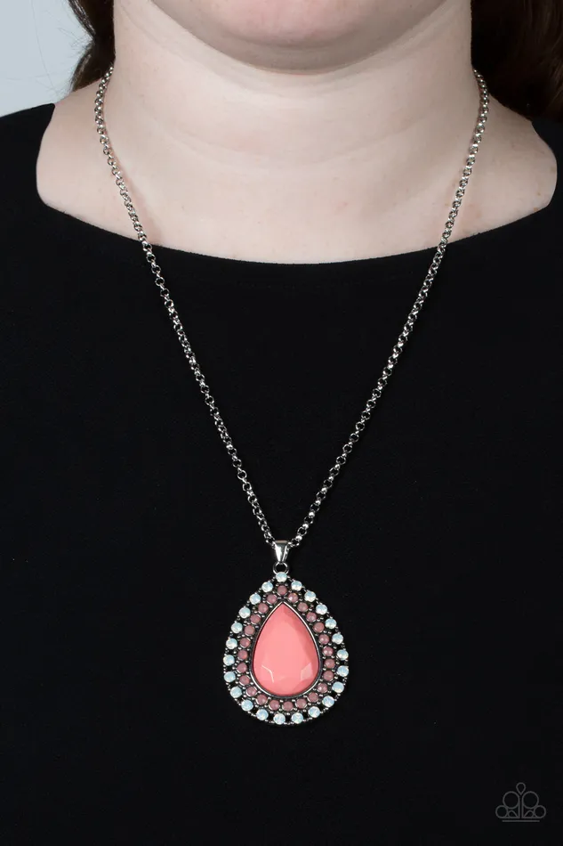 Paparazzi Accessories Earrings DROPLET Like Its Hot Multi
