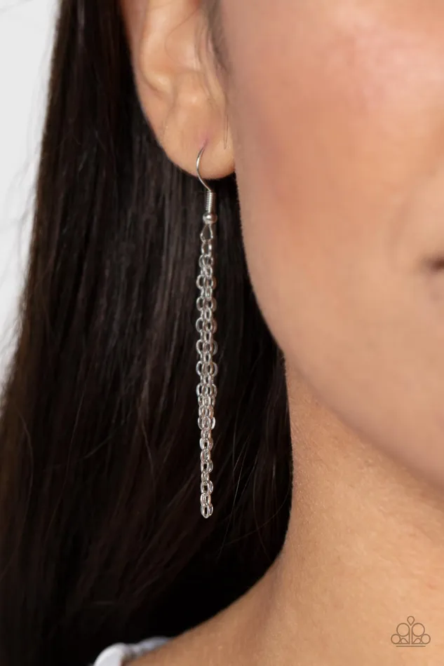 Paparazzi Accessories Earrings Titanic Trinket Purple
