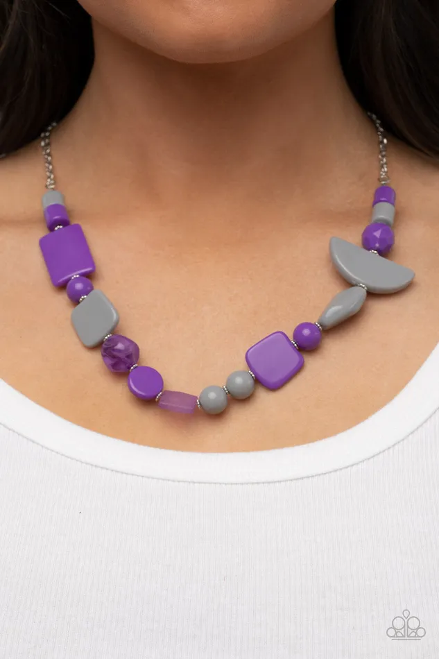 Paparazzi Accessories Earrings Tranquil Trendsetter Purple