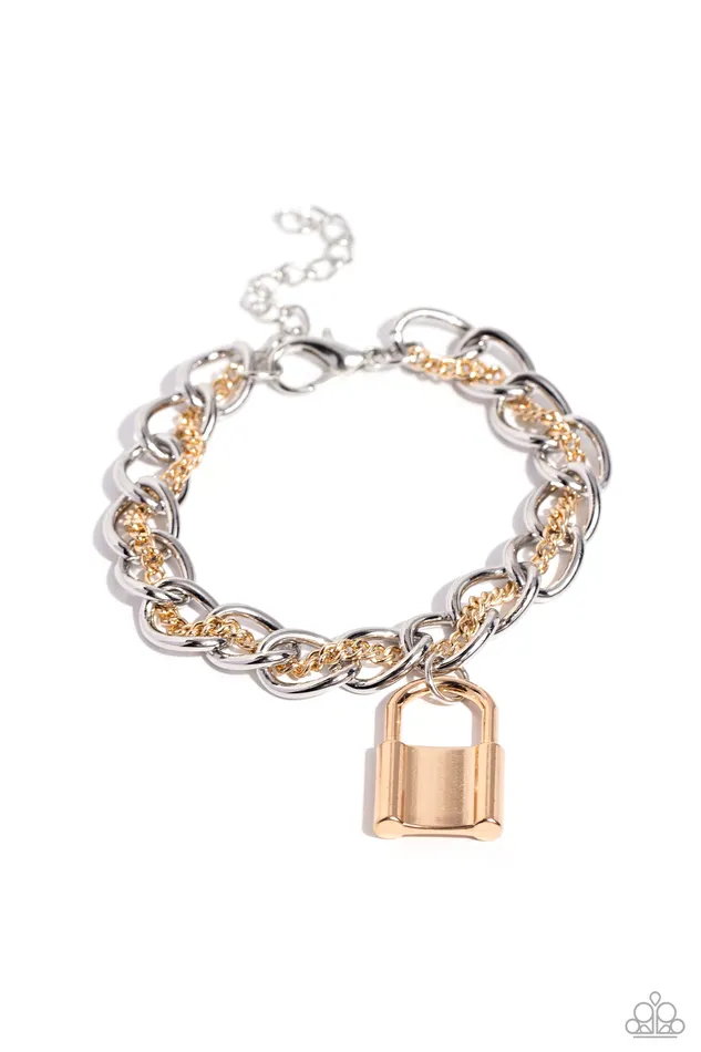 Paparazzi Accessories Earrings Watch the LOCK Multi
