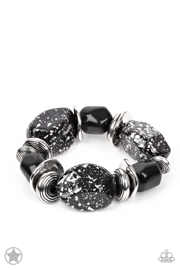 Paparazzi Accessories Necklaces Glaze of Glory Black