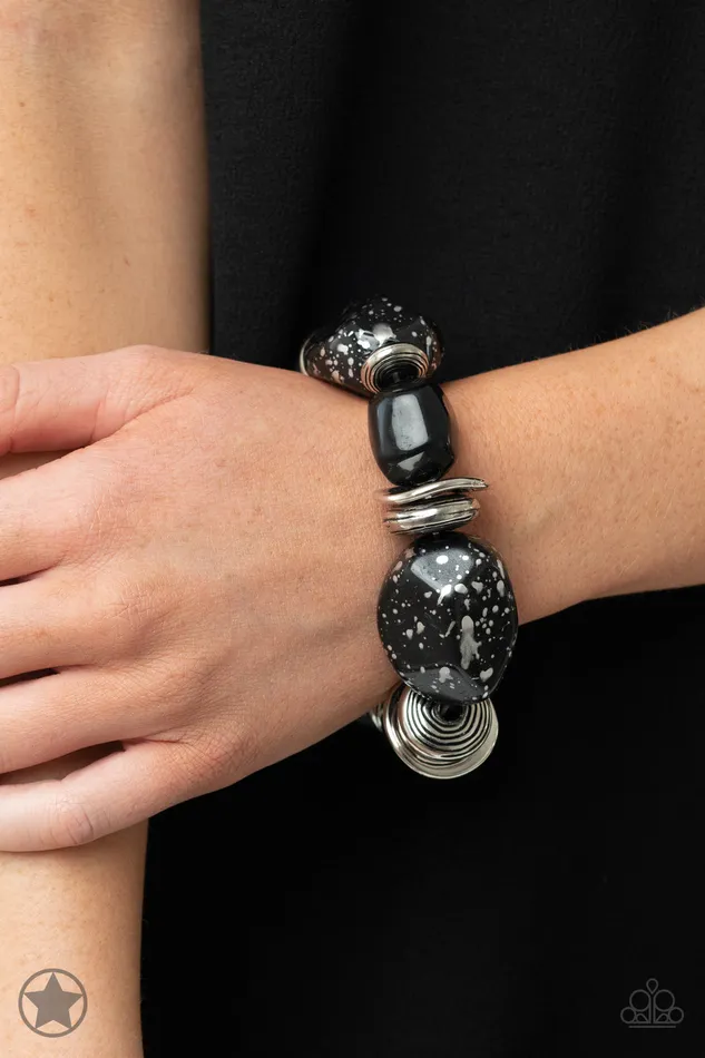 Paparazzi Accessories Necklaces Glaze of Glory Black