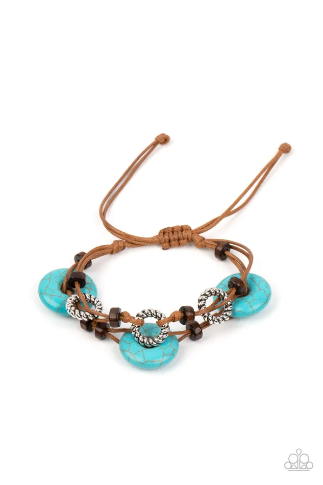 Paparazzi Accessories Quarry Quandary Blue Rings