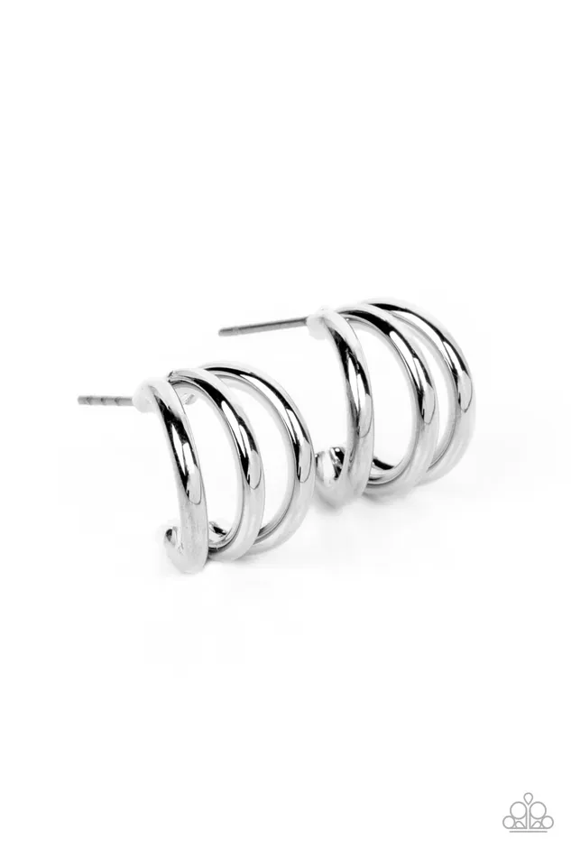 Paparazzi Accessories Rings TRIPLE Down Silver