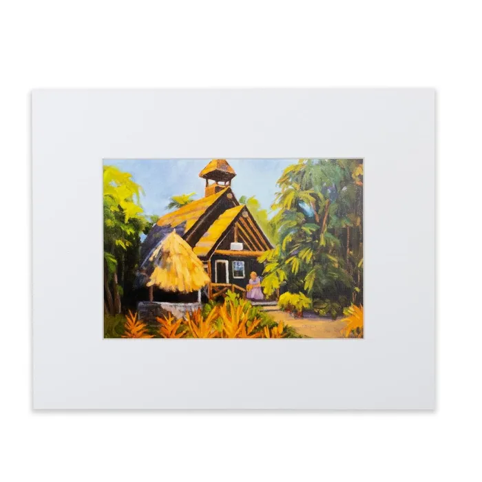 PCCBUYDIRECT Kawaiola Matted Print by Antoinette Powell 8 x 10 Earrings