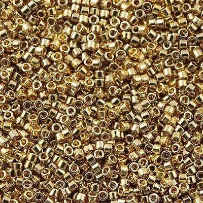 Peppy Beads DB0034 24Kt lt Gold PlatedMiyuki Delica 110 PreStyled Sets