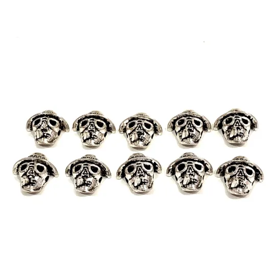 Peppy Beads Earrings Silver Spacer Charms 13x13 mm Silver Spacers 10 pcs in a pack Peppy Beads Earrings Silver Spacer Charms 13x13 mm Silver Spacers 10 pcs in a pack