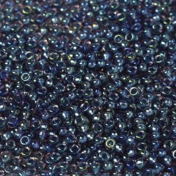 Peppy Beads Miyuki Seed Beads 110 Fancy Lined Anchor Grey 3747NEW Earrings