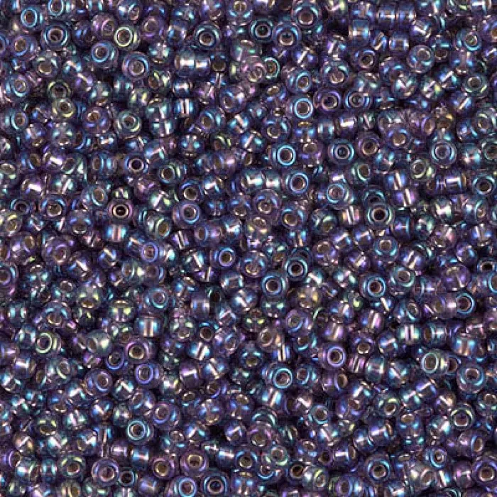 Peppy Beads Miyuki Seed Beads 110 Silver Lined Amethyst AB 1024NEW Necklaces