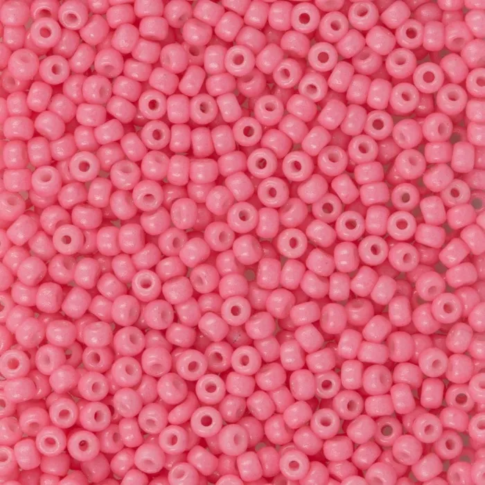 Peppy Beads Miyuki Seed Beads 150 Duracoat Opaque Carnation 4467 Earrings
