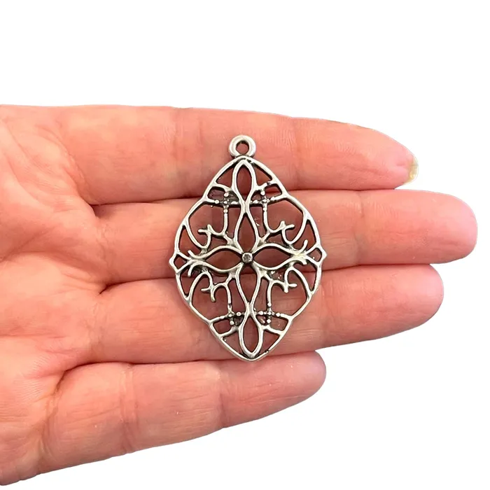 Peppy Beads Necklaces Antique Silver Plated Authentic Pendant