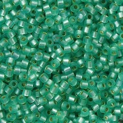 Peppy Beads Necklaces DB0691 Dyed SemiFrosted SL Mint Green Miyuki Delica 110