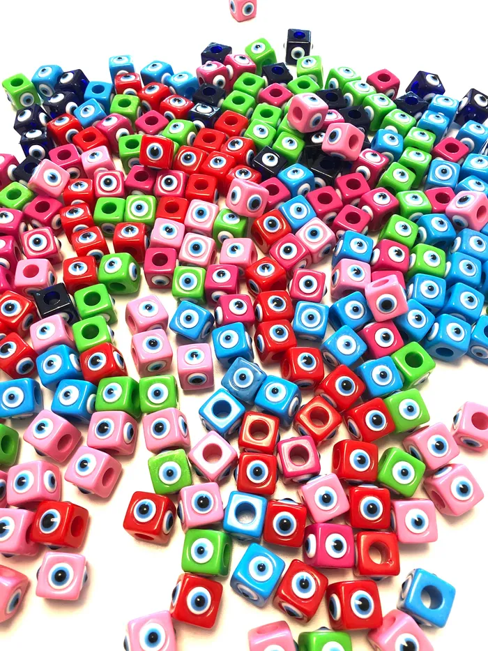 Peppy Beads Necklaces Large Hole Evil Eye Resin Beads 15mm Beads 7mm Hole 5 Beads in a Pack Peppy Beads Necklaces Large Hole Evil Eye Resin Beads 15mm Beads 7mm Hole 5 Beads in a Pack