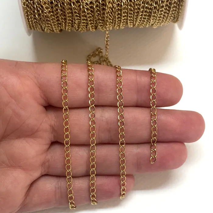 Peppy Beads Necklaces Waterproof Stainless Steel 24Kt Gold Filled 3mm Extender Chain Gold Filled Extender Stainless Steel Chain Peppy Beads Necklaces Waterproof Stainless Steel 24Kt Gold Filled 3mm Extender Chain Gold Filled Extender Stainless Steel Chain
