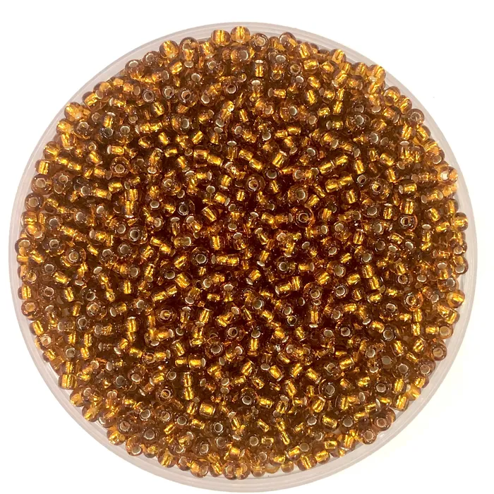 Peppy Beads Preciosa Seed Beads 80 RocaillesRound Hole20 Gr 17090 Topaz Silver Lined Rings Peppy Beads Preciosa Seed Beads 80 RocaillesRound Hole20 Gr 17090 Topaz Silver Lined Rings