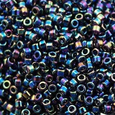 Peppy Beads Rings DB0005 Medium Blue Iris Miyuki Delica 110