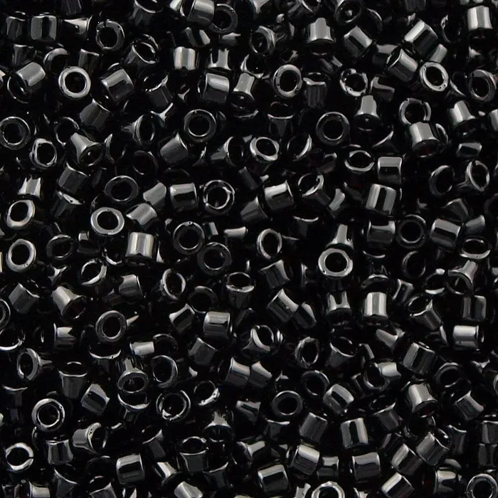 Peppy Beads Rings DB0010 Black Miyuki Delica Beads