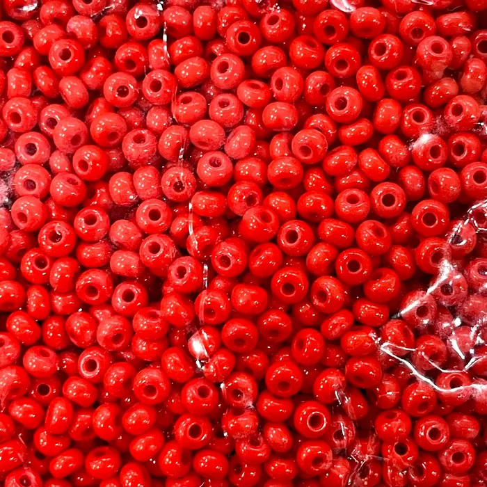 Peppy Beads Rings Preciosa Seed Beads 80 RocaillesRound Hole 100 gr 93170 Opaque Red Coral Peppy Beads Rings Preciosa Seed Beads 80 RocaillesRound Hole 100 gr 93170 Opaque Red Coral