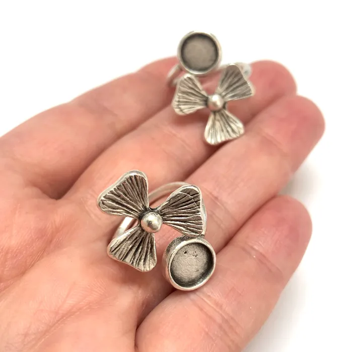 Peppy Beads Rings Silver Ring Setting Antique Silver Plated Brass Adjustable Ring Blank Adjustable Ring Bezel Peppy Beads Rings Silver Ring Setting Antique Silver Plated Brass Adjustable Ring Blank Adjustable Ring Bezel