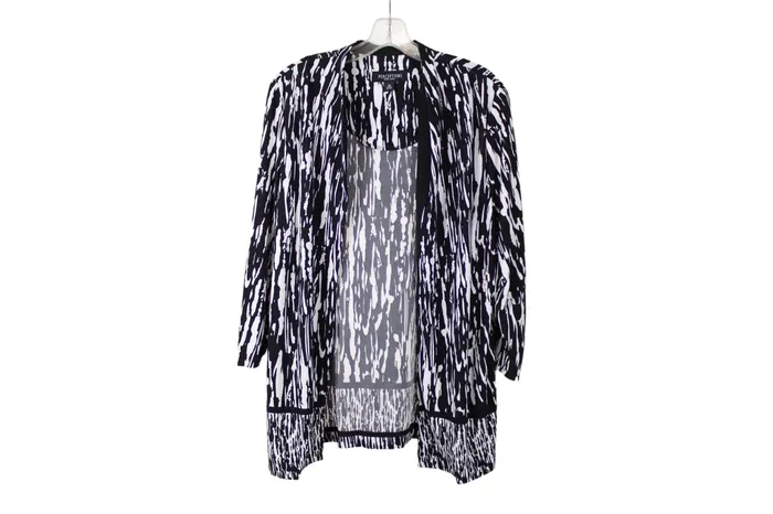 Perceptions New York Blue White Cardigan 18 Perceptions Rings