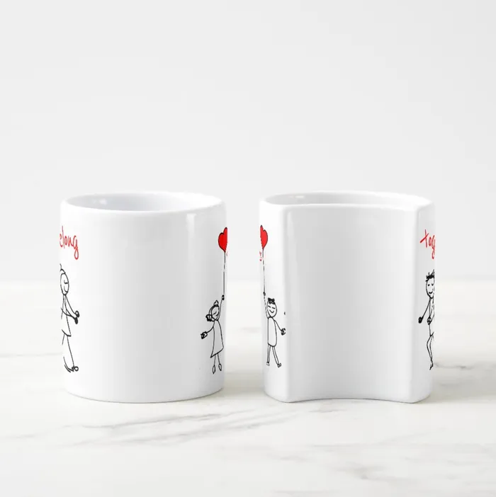 Personalized we belong together couples coffee mug set ZAZZLE Necklaces
