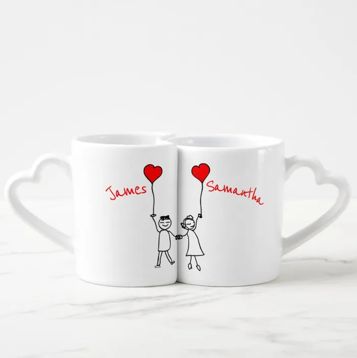 Personalized we belong together couples coffee mug set ZAZZLE Necklaces