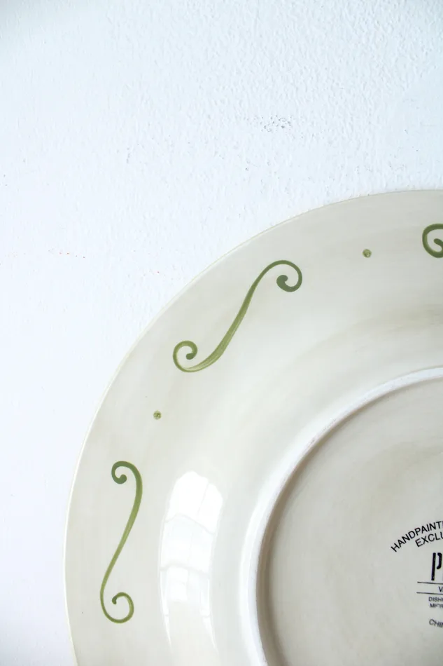 Pier 1 Hand Painted Earthenware Vallarta Large Plate Pier 1 Earrings