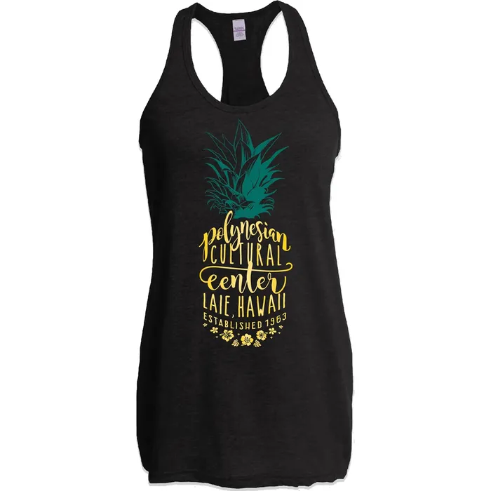 Polynesian Cultural Center Pineapple Bliss Womens Racerback Tank Top GREATMOUNTAINWE Earrings