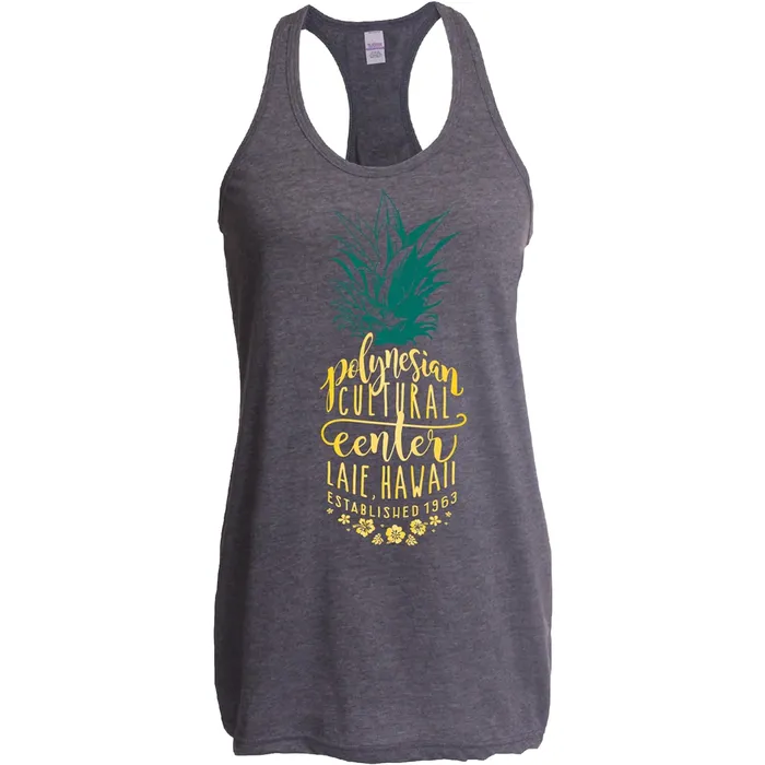 Polynesian Cultural Center Pineapple Bliss Womens Racerback Tank Top GREATMOUNTAINWE Earrings