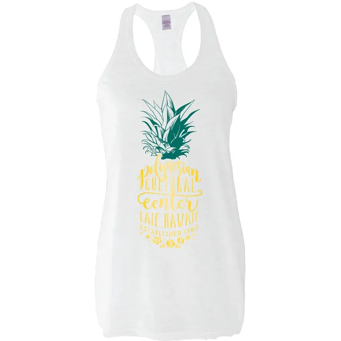 Polynesian Cultural Center Pineapple Bliss Womens Racerback Tank Top GREATMOUNTAINWE Earrings