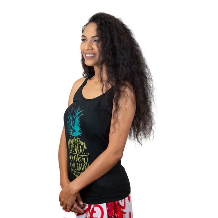 Polynesian Cultural Center Pineapple Bliss Womens Racerback Tank Top GREATMOUNTAINWE Earrings
