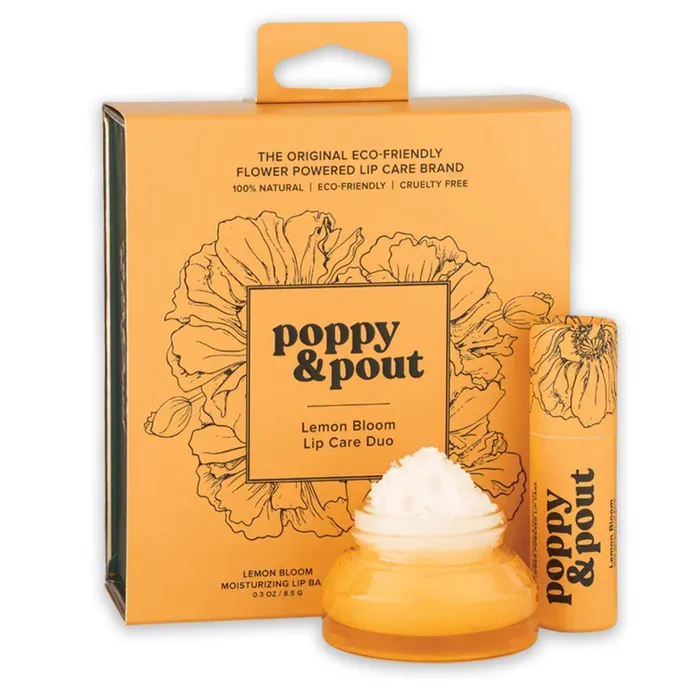 Poppy Pout Lemon Bloom Lip Care Duo Gift Set POPPYPOUT Earrings