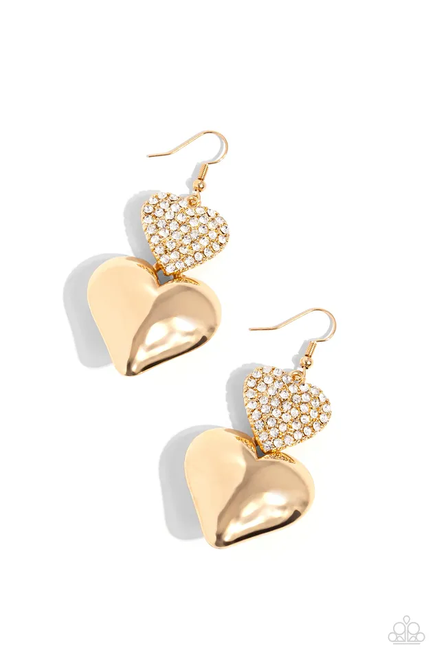 PreStyled Sets Paparazzi Accessories Charming Connection Gold
