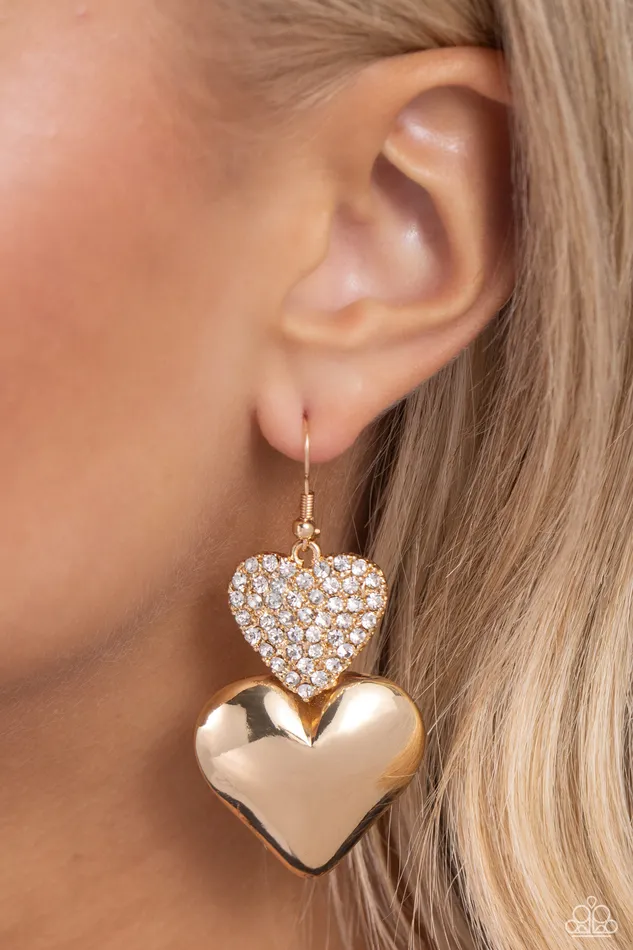 PreStyled Sets Paparazzi Accessories Charming Connection Gold