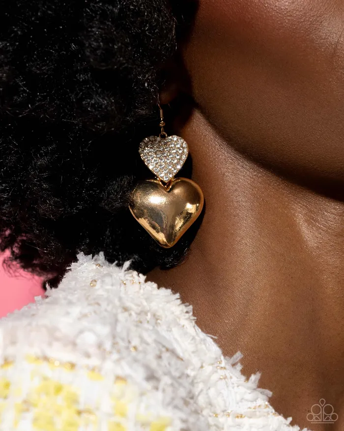 PreStyled Sets Paparazzi Accessories Charming Connection Gold