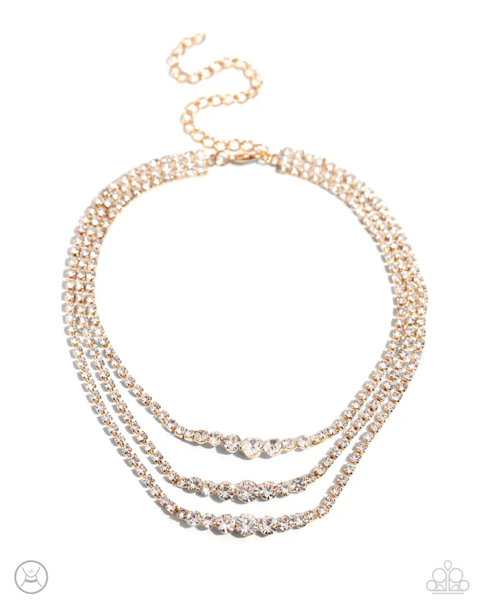 PreStyled Sets Paparazzi Accessories Dynamite Debut Gold
