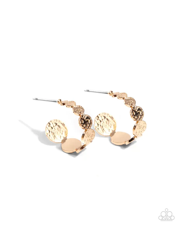 PreStyled Sets Paparazzi Accessories Textured Tease Gold